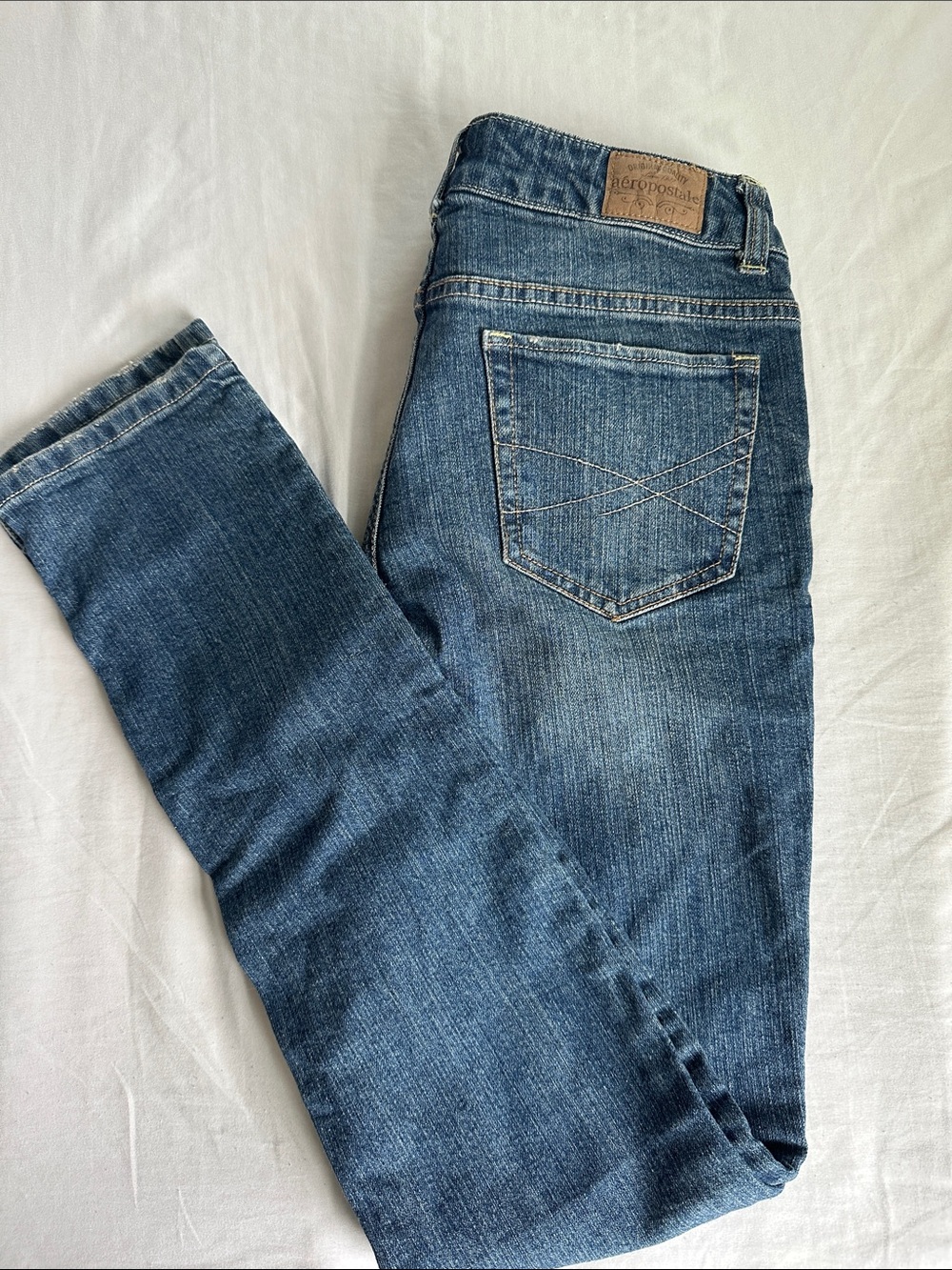 Y2K Aeropostale Dark Blue Skinny Jeans